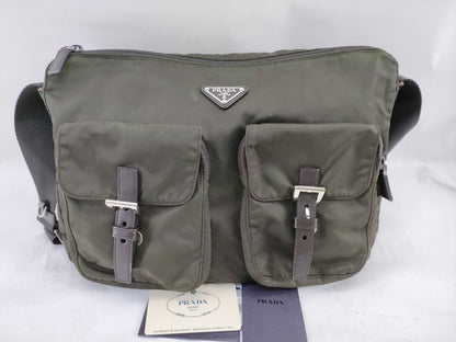 PRADA nylon shoulder bag