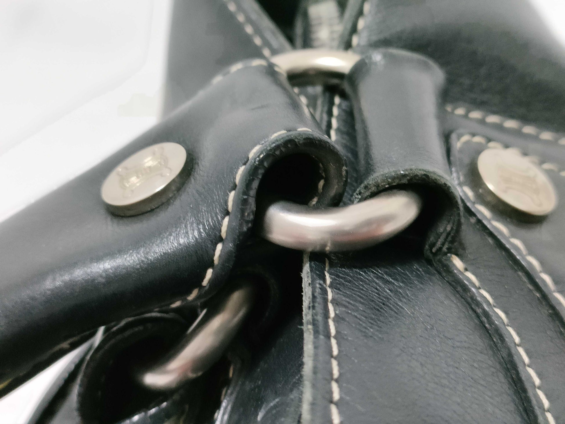 CELINE Boogie Bag Triomphe Leather Handbag