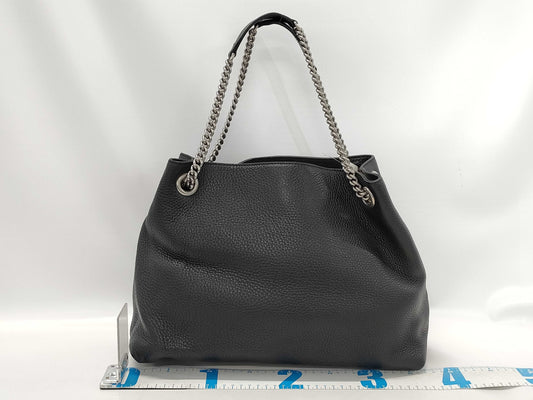 GUCCI 308982 Soho Interlocking G Stud Chain Bag Tote Bag