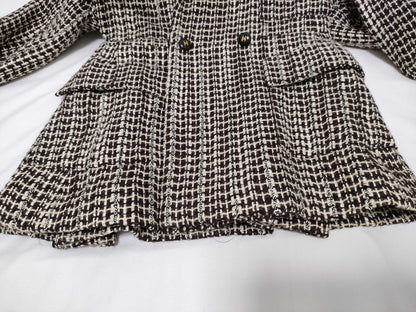 CHANEL Tweed Coco Button Coat Jacket 01A Jacket