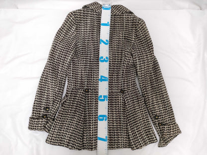 CHANEL Tweed Coco Button Coat Jacket 01A Jacket
