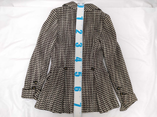 CHANEL Tweed Coco Button Coat Jacket 01A Jacket