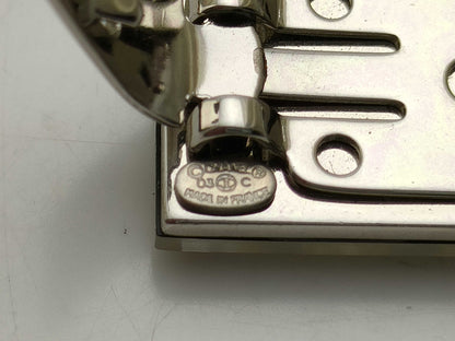 CHANEL Coco Mark 03C Square Coco Chain Belt Clip Silver Belt