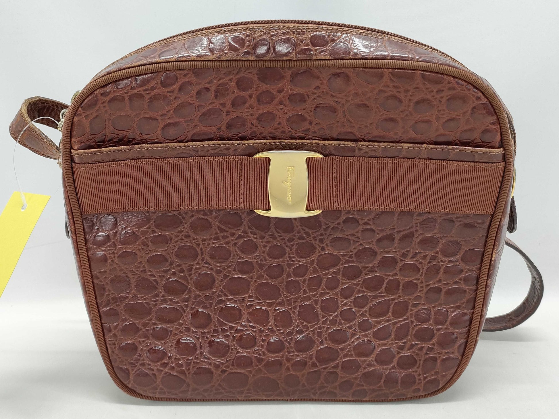 Salvatore Ferragamo Embossed A21 6677 Shoulder Bag