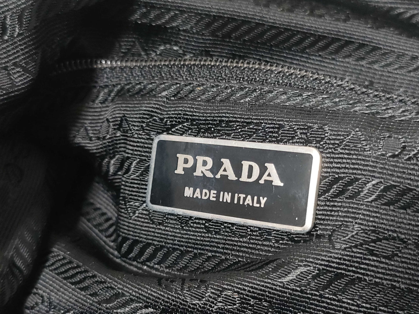PRADA nylon shoulder bag