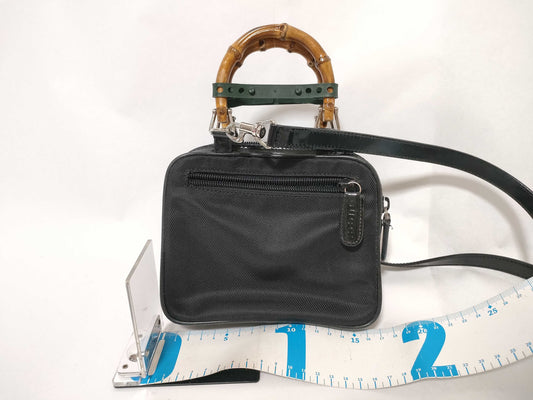 GUCCI Bamboo Pochette Handbag