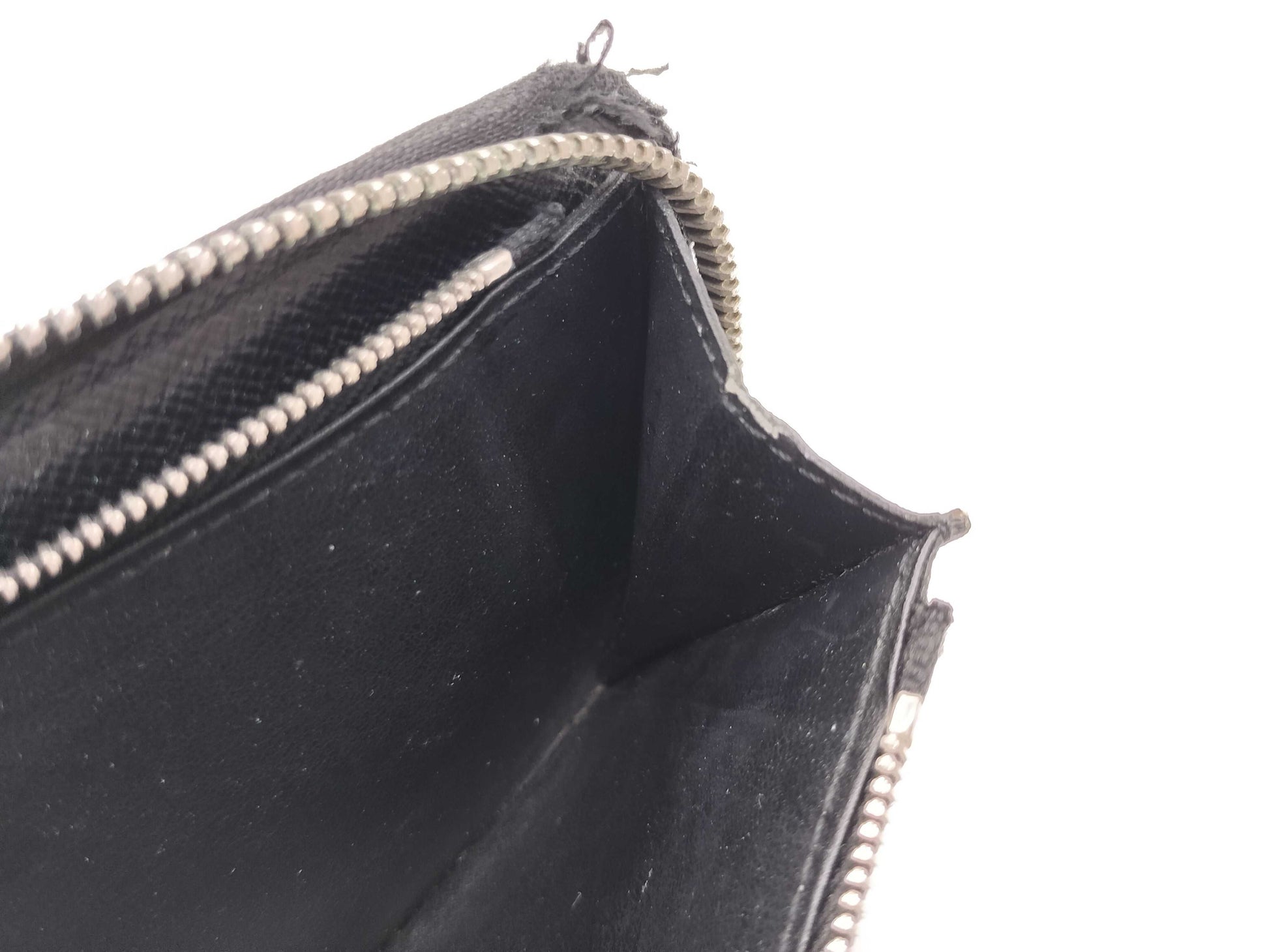 LOUIS VUITTON CA 2148 Monogram Macassar M60109 Macassar Zippy Vertical Wallet with Initials