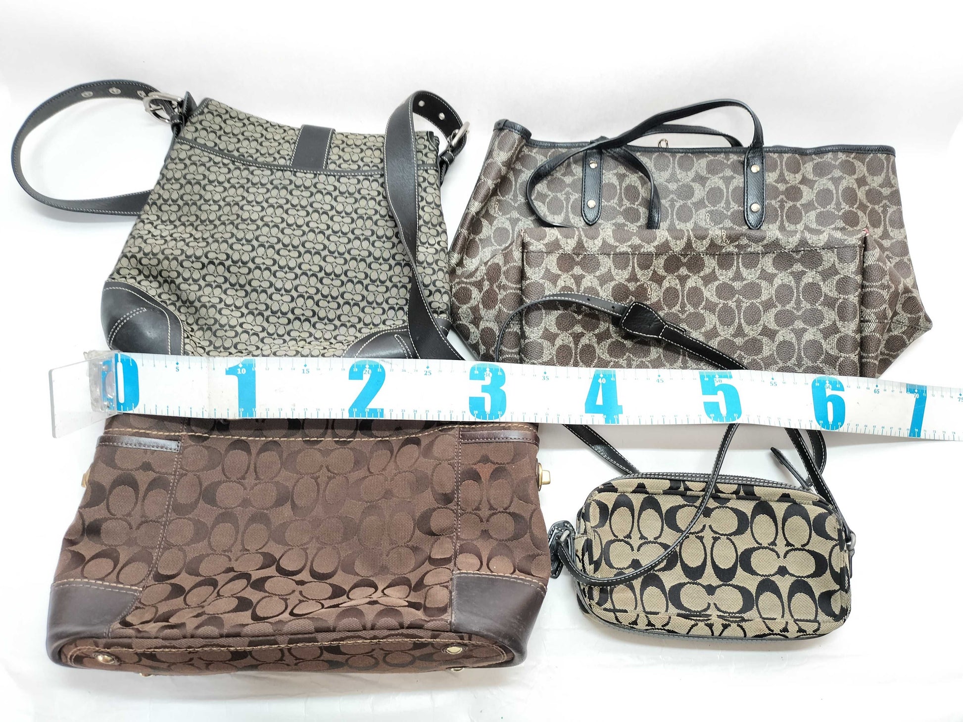 COACH Signature 4-Piece Tote Bag