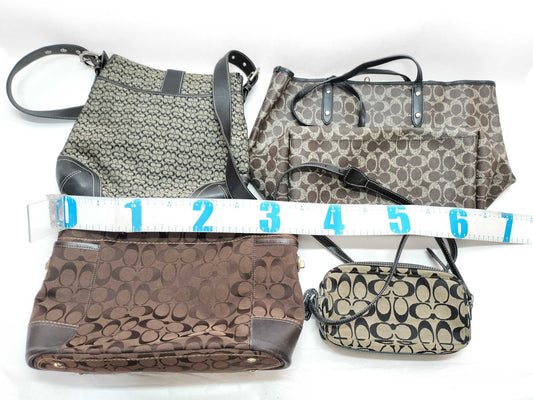 COACH Signature 4-Piece Tote Bag