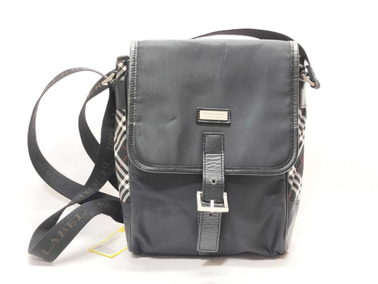 BURBERRY BLACK LABEL Flap Shoulder Bag