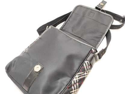 BURBERRY BLACK LABEL Flap Shoulder Bag