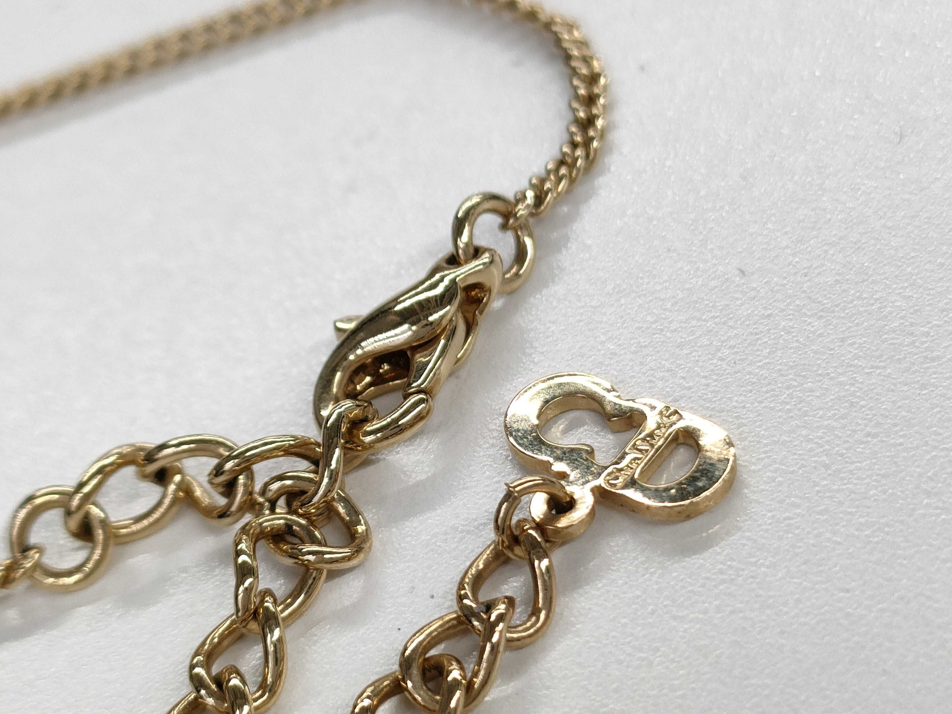 Dior pearl rhinestone necklace
