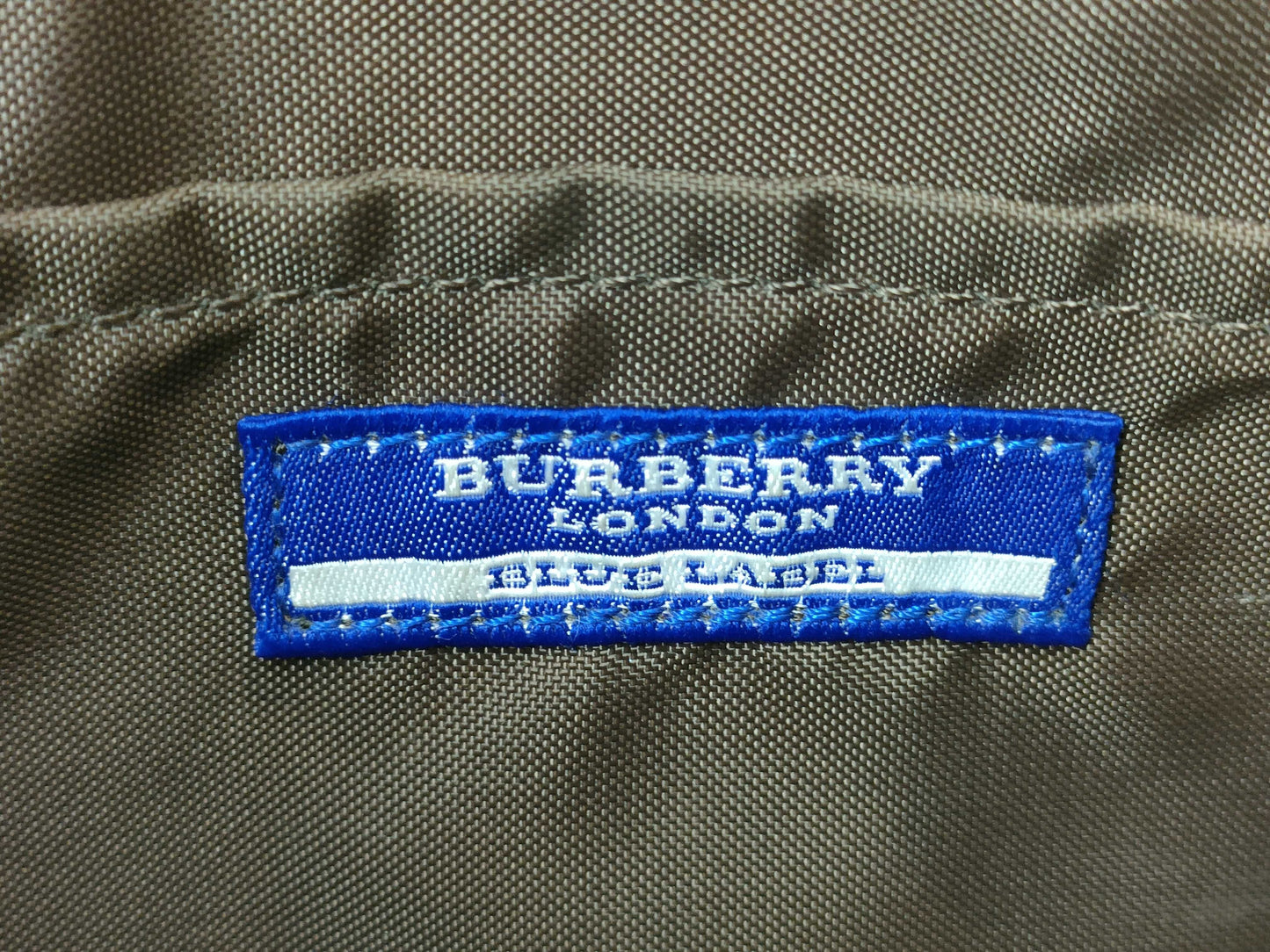 BURBERRY Blue Label Nova Check Blue Label Handbag with Pouch