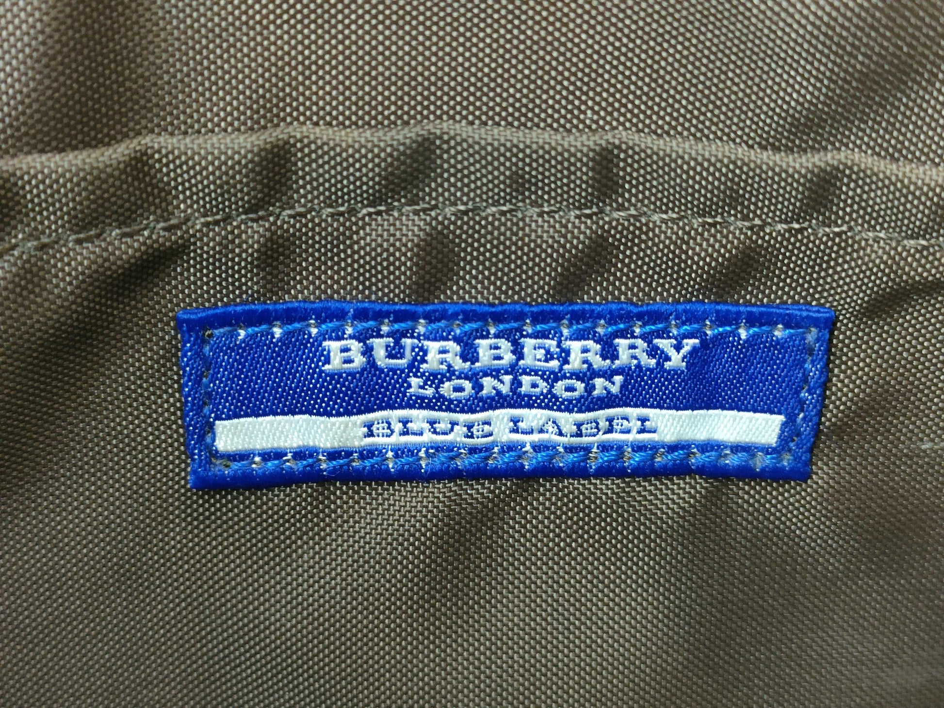 BURBERRY Blue Label Nova Check Blue Label Handbag with Pouch