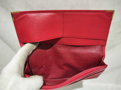 Yves Saint Laurent Leather Long Wallet