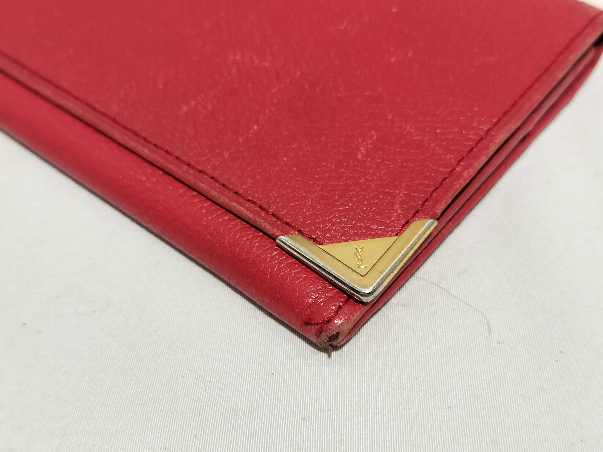 Yves Saint Laurent Leather Long Wallet