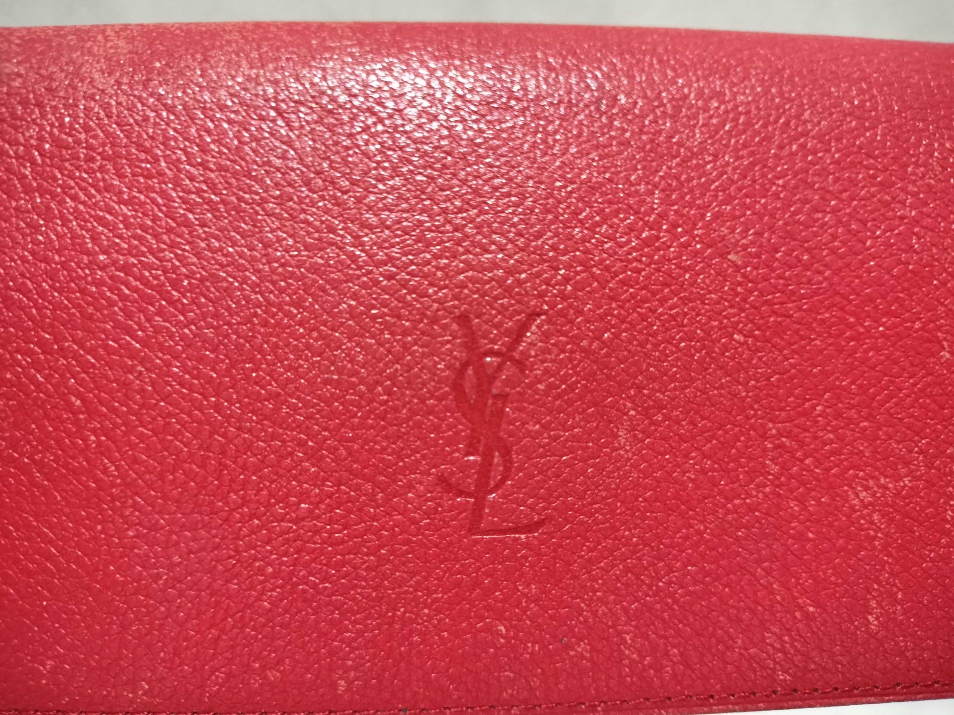 Yves Saint Laurent Leather Long Wallet
