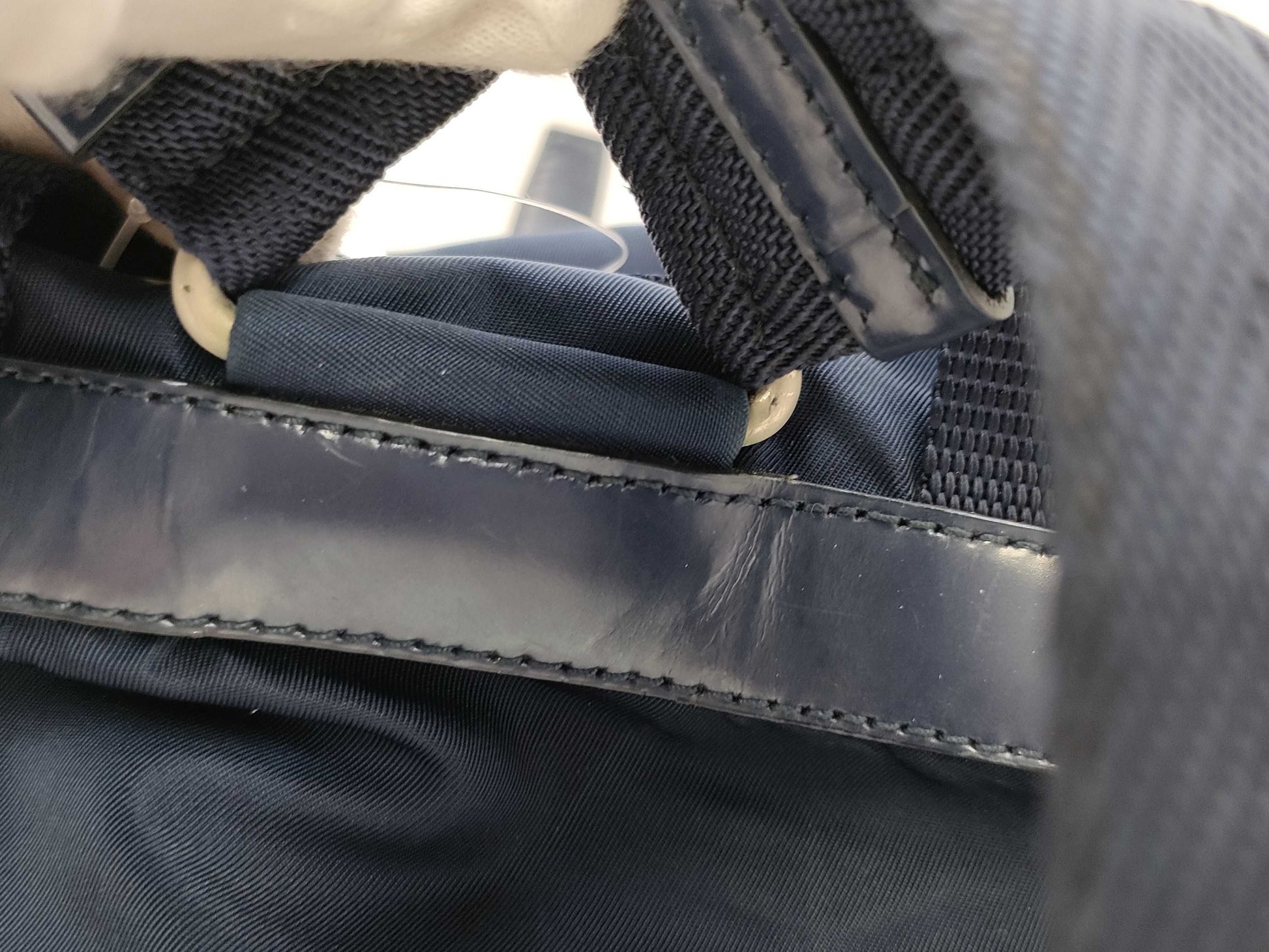 PRADA Nylon Backpack Blue Backpack