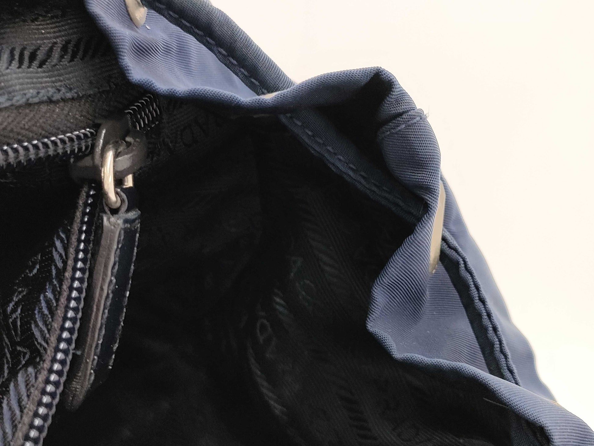 PRADA Nylon Backpack Blue Backpack