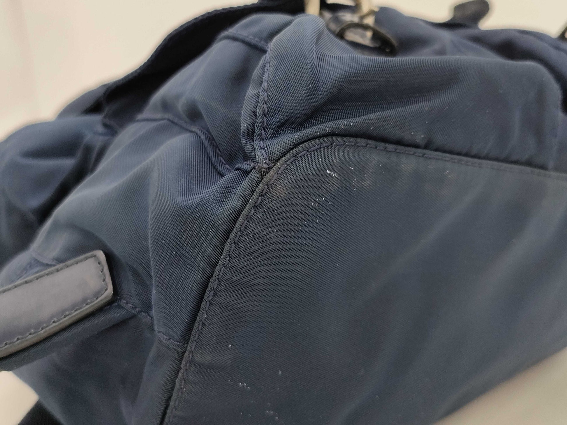 PRADA Nylon Backpack Blue Backpack