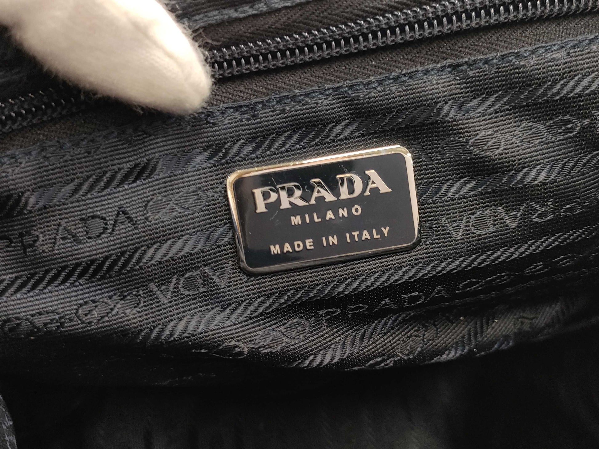 PRADA Nylon Backpack Blue Backpack