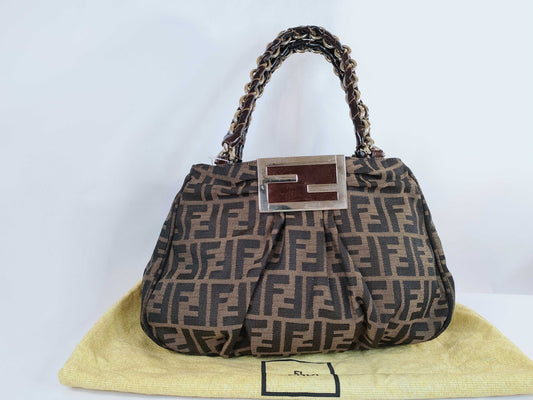 FENDI Zucca pattern chain bag handbag
