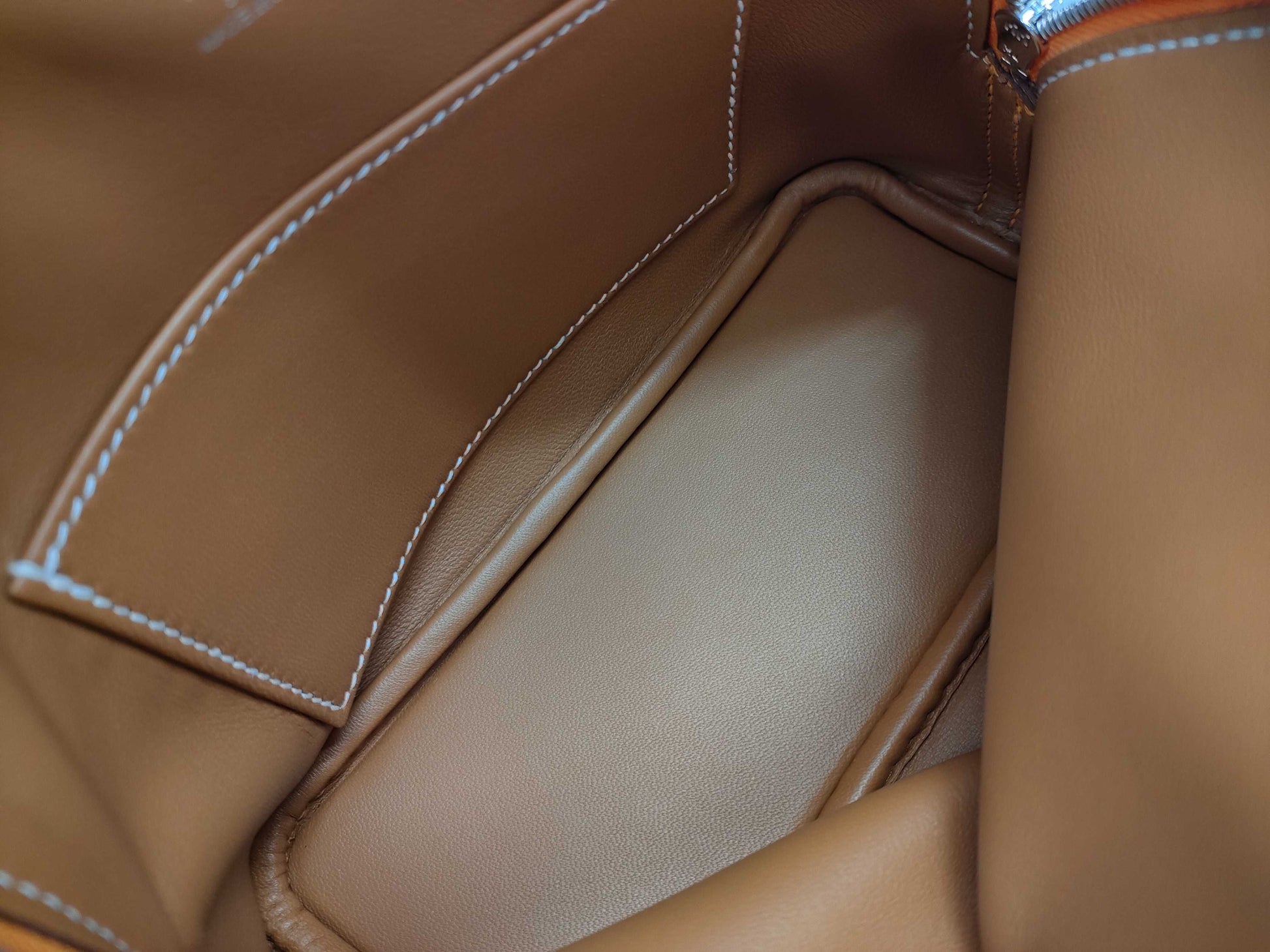 HERMES Bolide Mini/Apricot/Veau Evercolor/Silver Hardware/Handbag