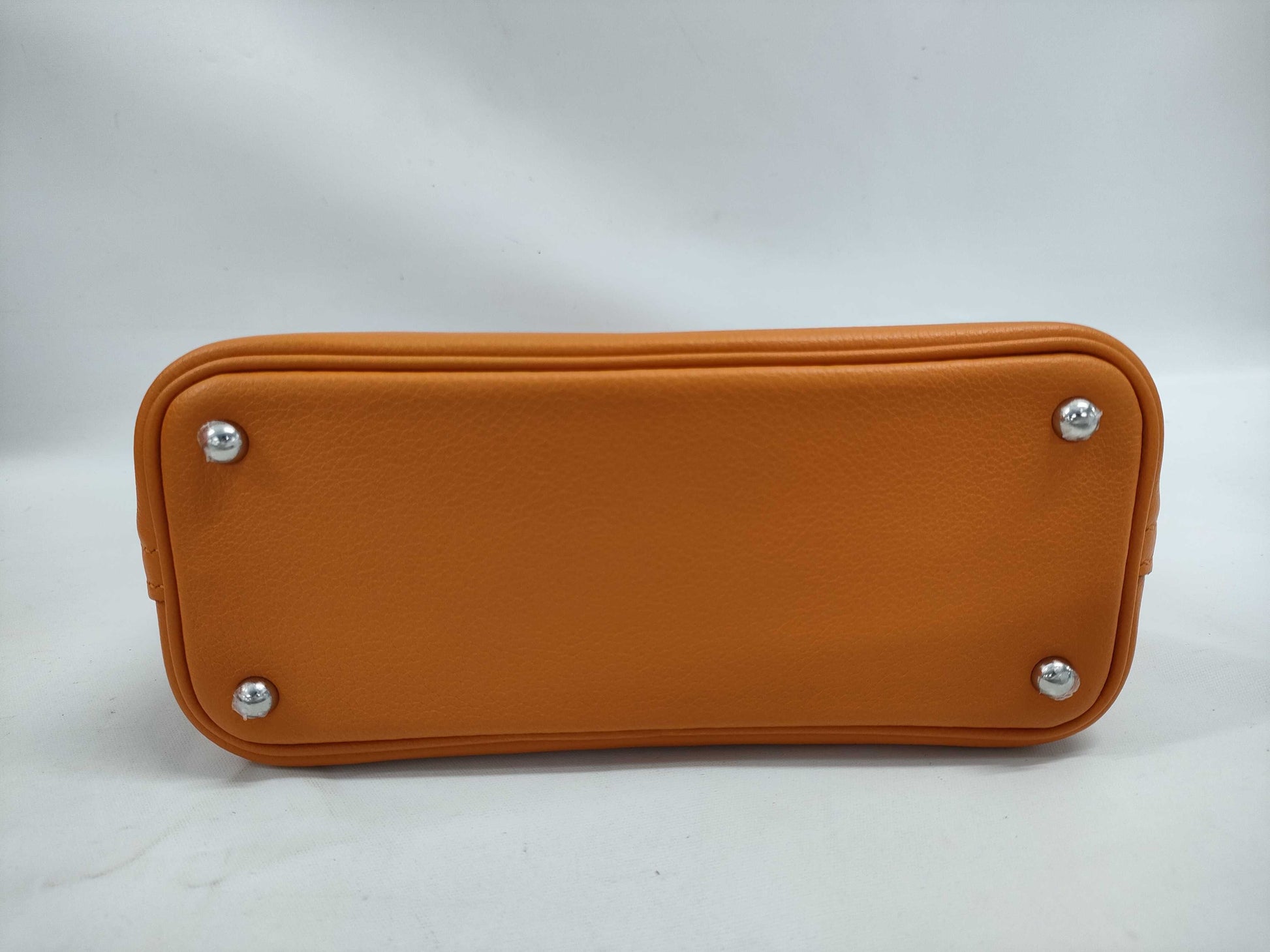 HERMES Bolide Mini/Apricot/Veau Evercolor/Silver Hardware/Handbag