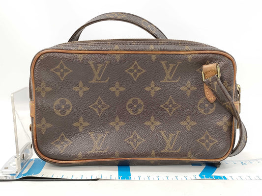 LOUIS VUITTON Monogram M51828 Pochette Marly Bandouliere Shoulder Bag