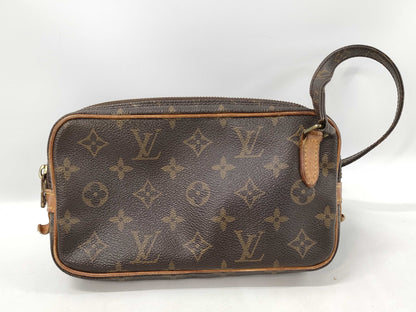 LOUIS VUITTON Monogram M51828 Pochette Marly Bandouliere Shoulder Bag