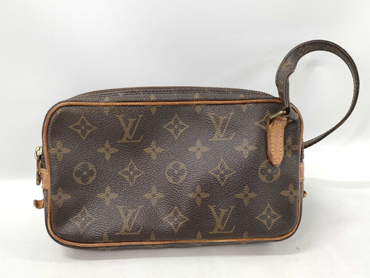 LOUIS VUITTON Monogram M51828 Pochette Marly Bandouliere Shoulder Bag