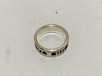 Tiffany & Co. Atlas Numeric Silver Ring