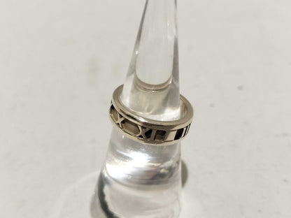 Tiffany & Co. Atlas Numeric Silver Ring