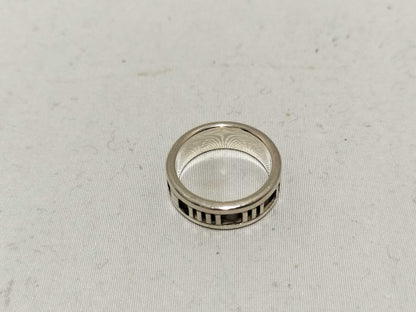 Tiffany & Co. Atlas Numeric Silver Ring