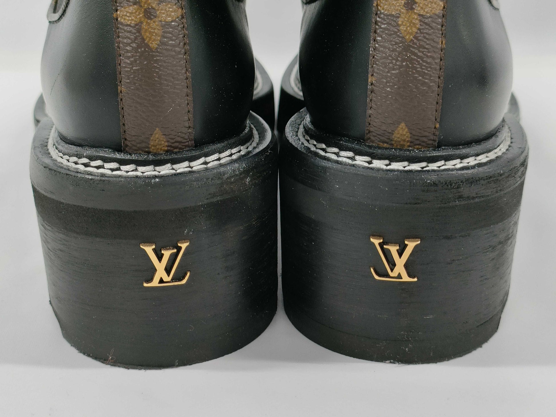 LOUIS VUITTON Bobur Ankle Boots Size 38 Other Shoes