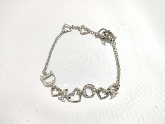 Dior Rhinestone Logo Bracelet Bracelet/Bangle
