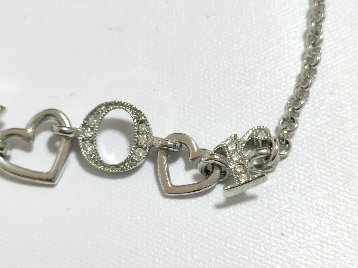 Dior Rhinestone Logo Bracelet Bracelet/Bangle