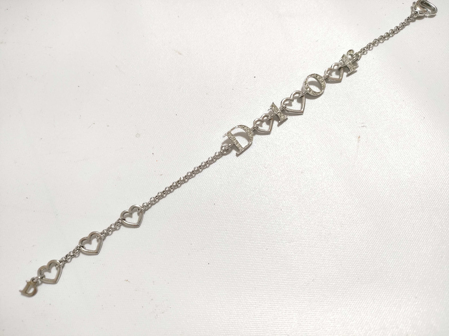 Dior Rhinestone Logo Bracelet Bracelet/Bangle