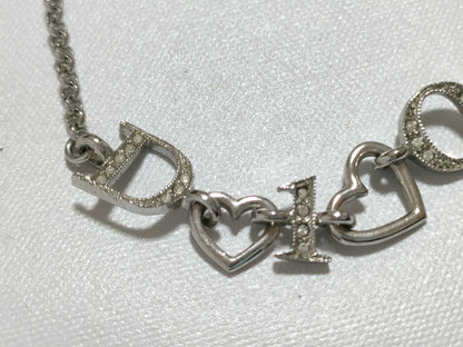 Dior Rhinestone Logo Bracelet Bracelet/Bangle