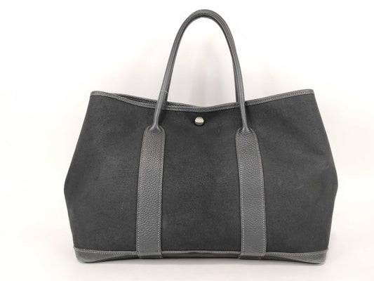 HERMES Garden Party K Stamped Tote Bag