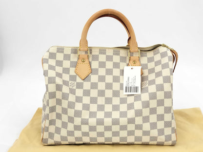 LOUIS VUITTON DU1097 Damier Azur Keepall 30 Handbag