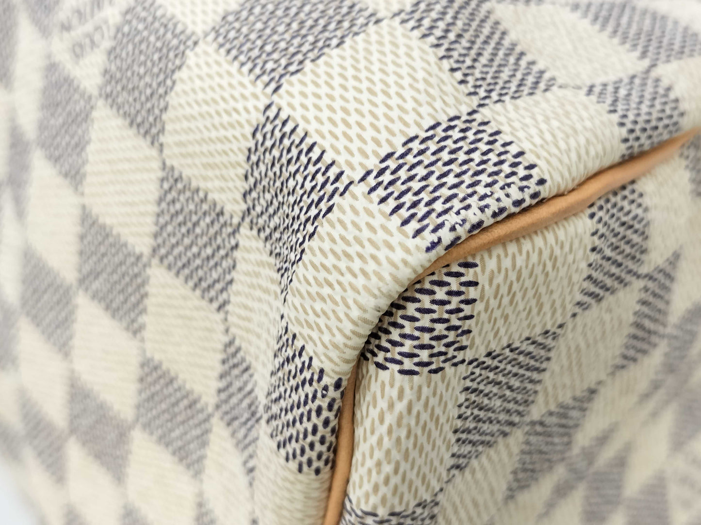 LOUIS VUITTON DU1097 Damier Azur Keepall 30 Handbag