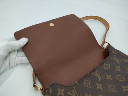 LOUIS VUITTON SP0042 Damier Azur Musette Tango Shoulder Bag
