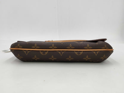 LOUIS VUITTON SP0042 Damier Azur Musette Tango Shoulder Bag