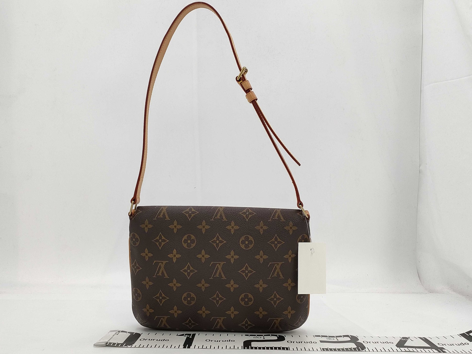 LOUIS VUITTON SP0042 Damier Azur Musette Tango Shoulder Bag