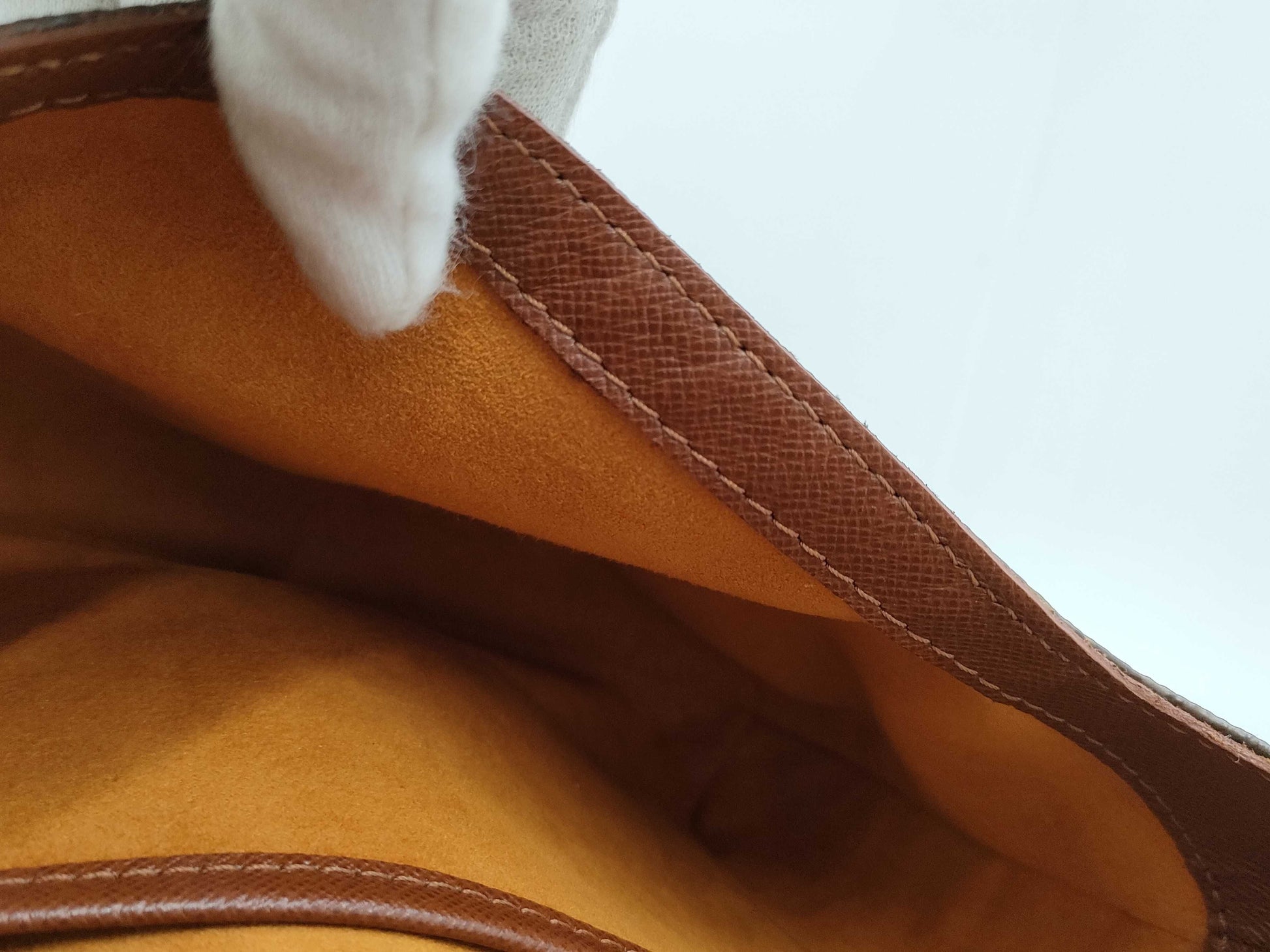 LOUIS VUITTON SP0042 Damier Azur Musette Tango Shoulder Bag