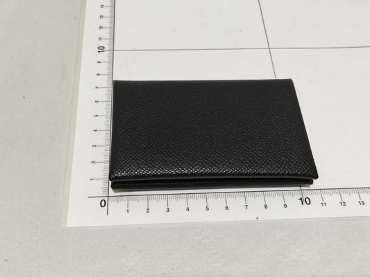 HERMES W engraved Calvi Duo coin case