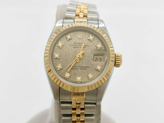 ROLEX 69173G S153542 Grey Recon Women's Watch