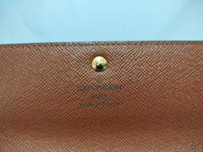 LOUIS VUITTON Monogram Portefeuille Sarah Wallet