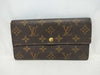 LOUIS VUITTON Monogram Portefeuille Sarah Wallet